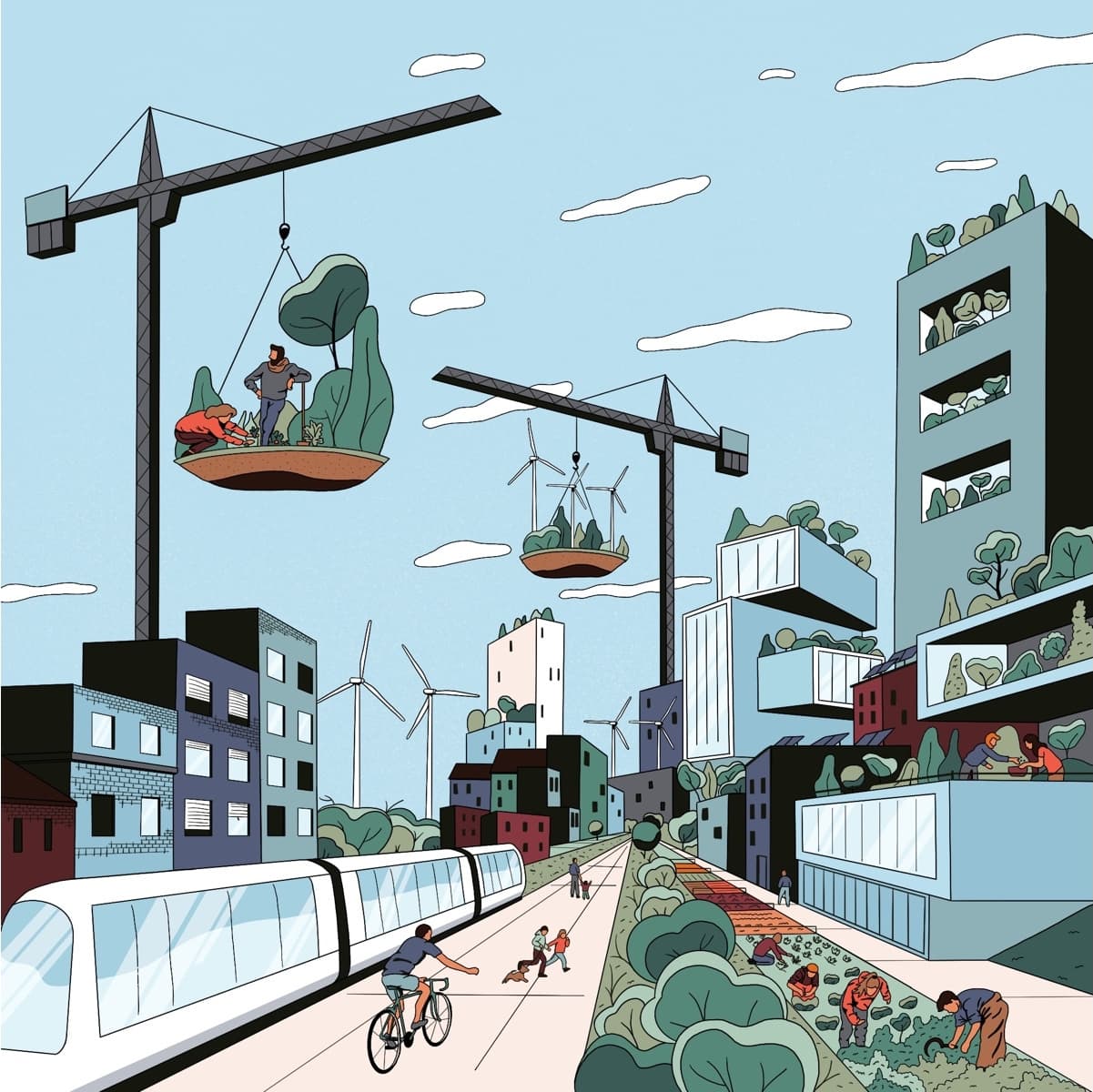 Urban greenery in Denmark
