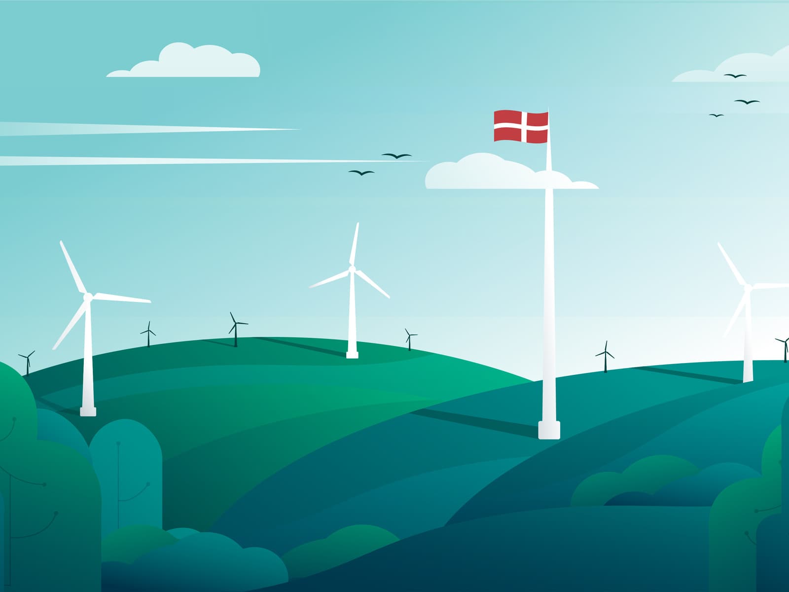 Wind turbines in Denmark